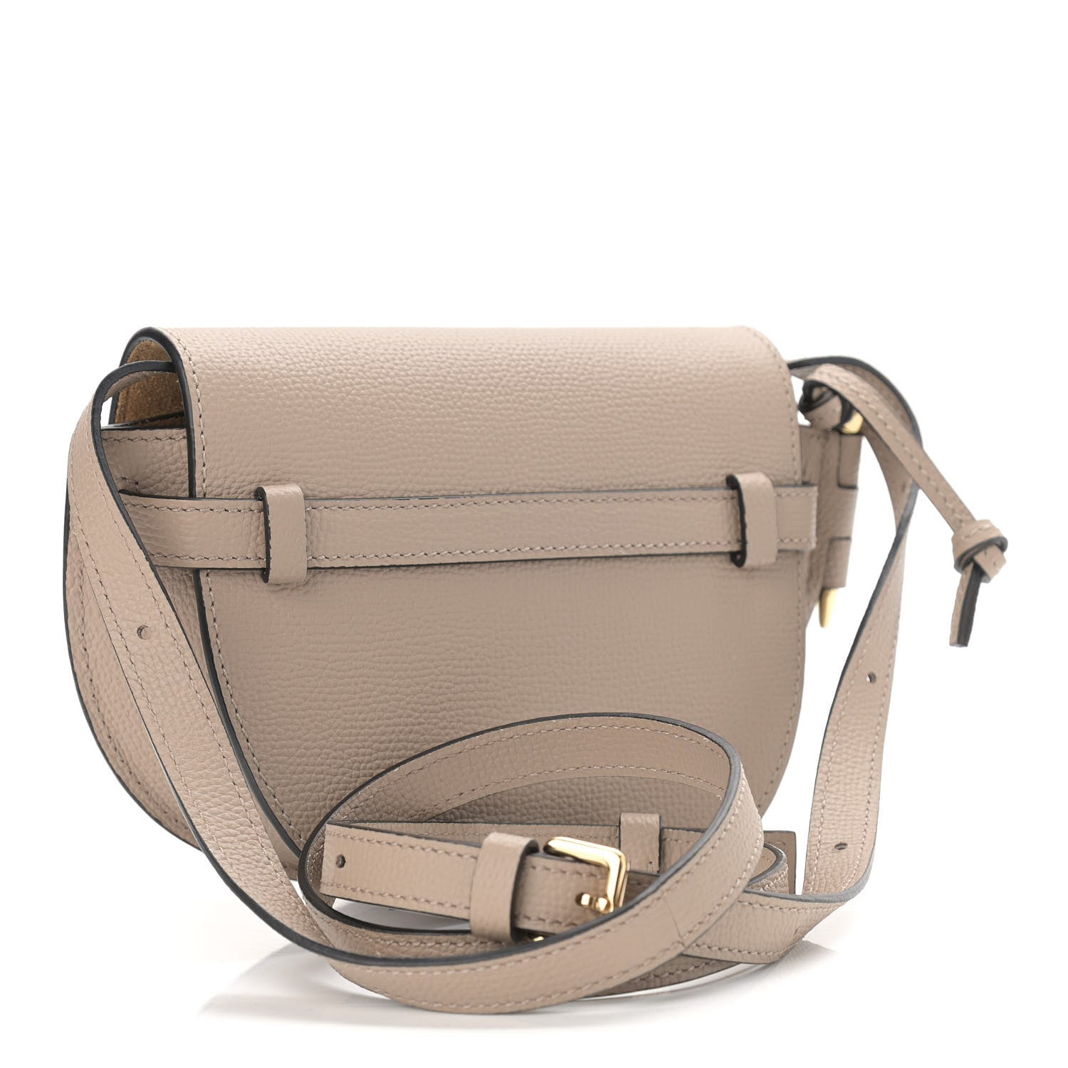 Loewe Pebble Grain Calfskin Mini Gate Dual Bag Light Oat 3 of 12