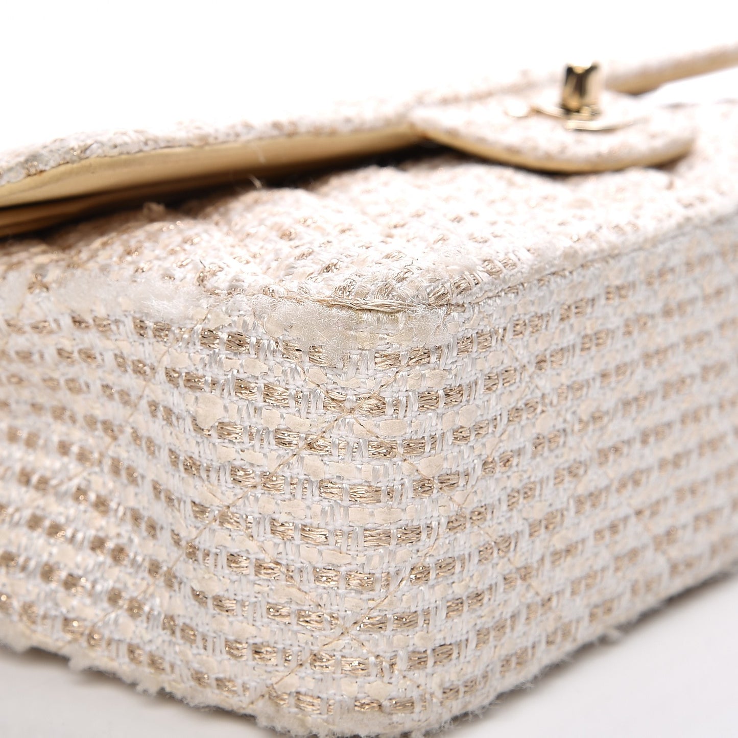 Tweed Medium Double Flap Multicolor