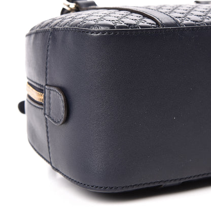 Gucci Soft Microguccissima Small Crossbody Bag Blue 9 of 11