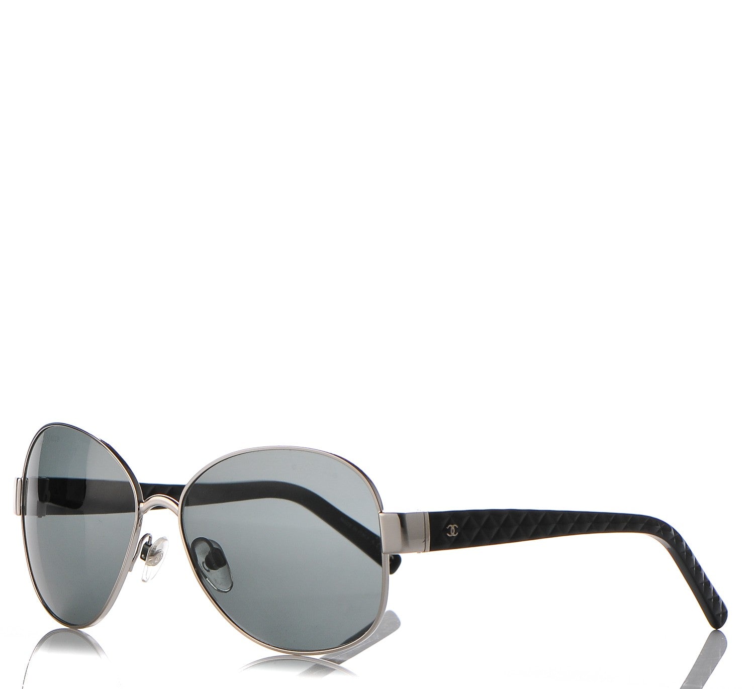 Chanel Quilted CC Sunglasses 4168 Black 1 of 7