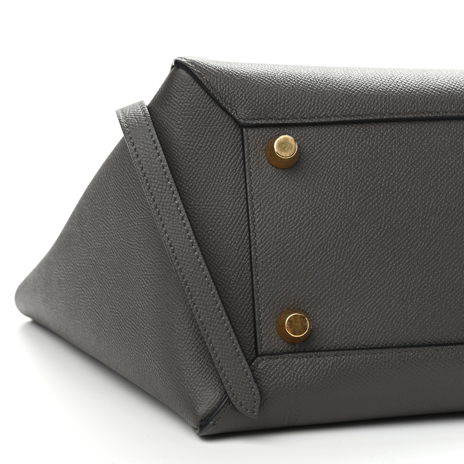 Celine Grained Calfskin Mini Belt Bag Grey 7 of 9