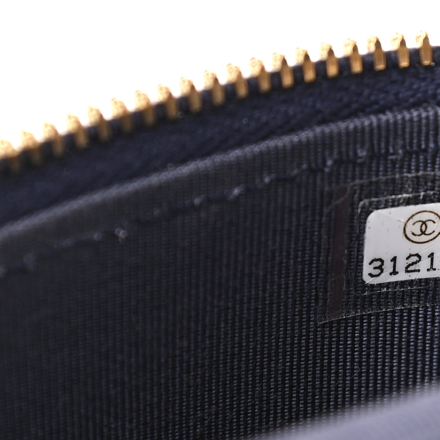 Chanel Caviar Quilted Small Vertical Coco Beauty Vanity Case With Chain Navy 6 of 8