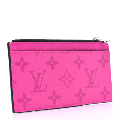 Louis Vuitton Taigarama Coin Card Holder Fuchsia 2 of 3