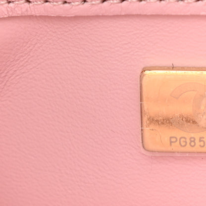 Chanel Lambskin Quilted Color Match Small Flap Light Pink 7 of 11