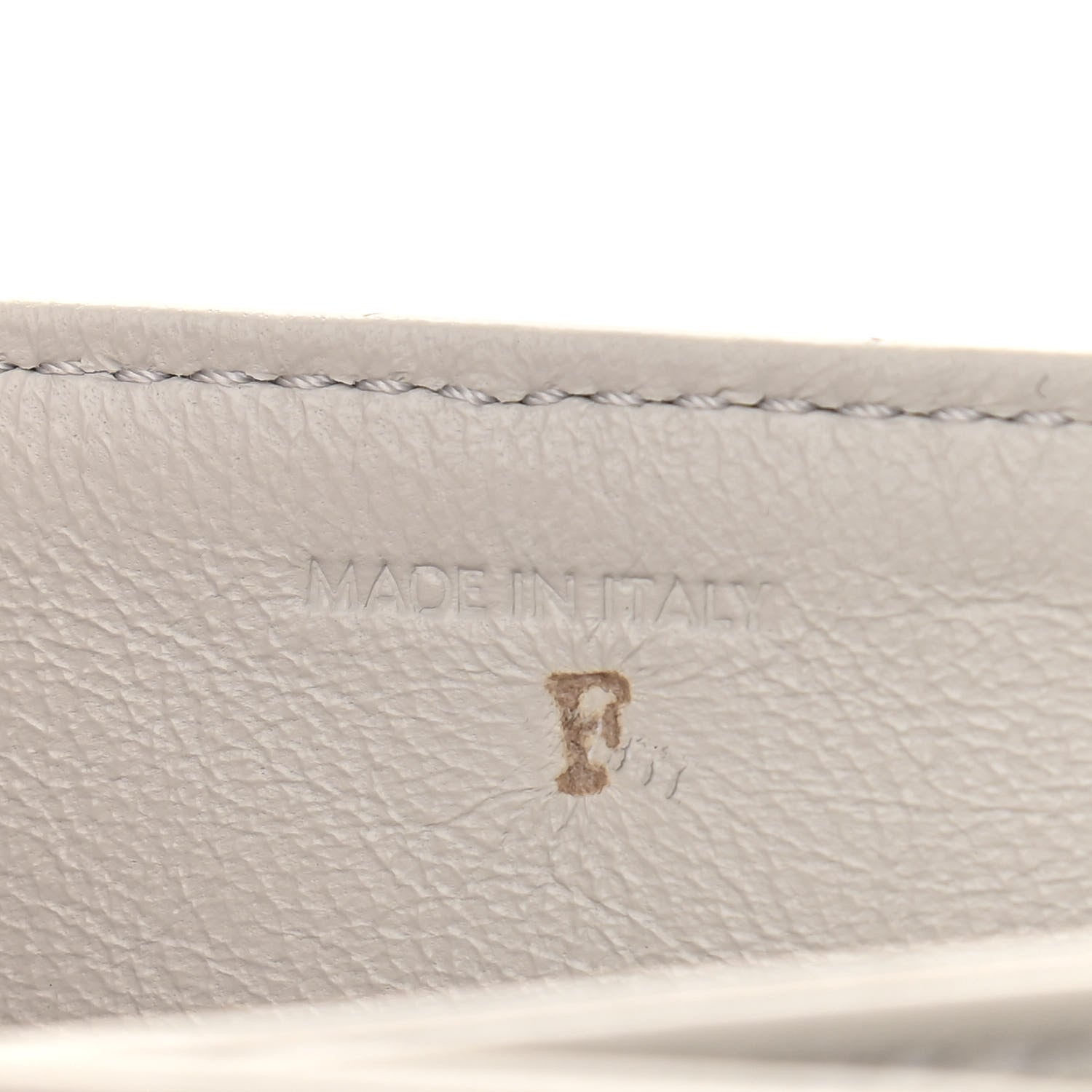 Celine Shiny Calfskin Medium C Bag Pale Grey 7 of 10