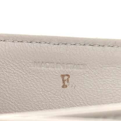 Celine Shiny Calfskin Medium C Bag Pale Grey 7 of 10