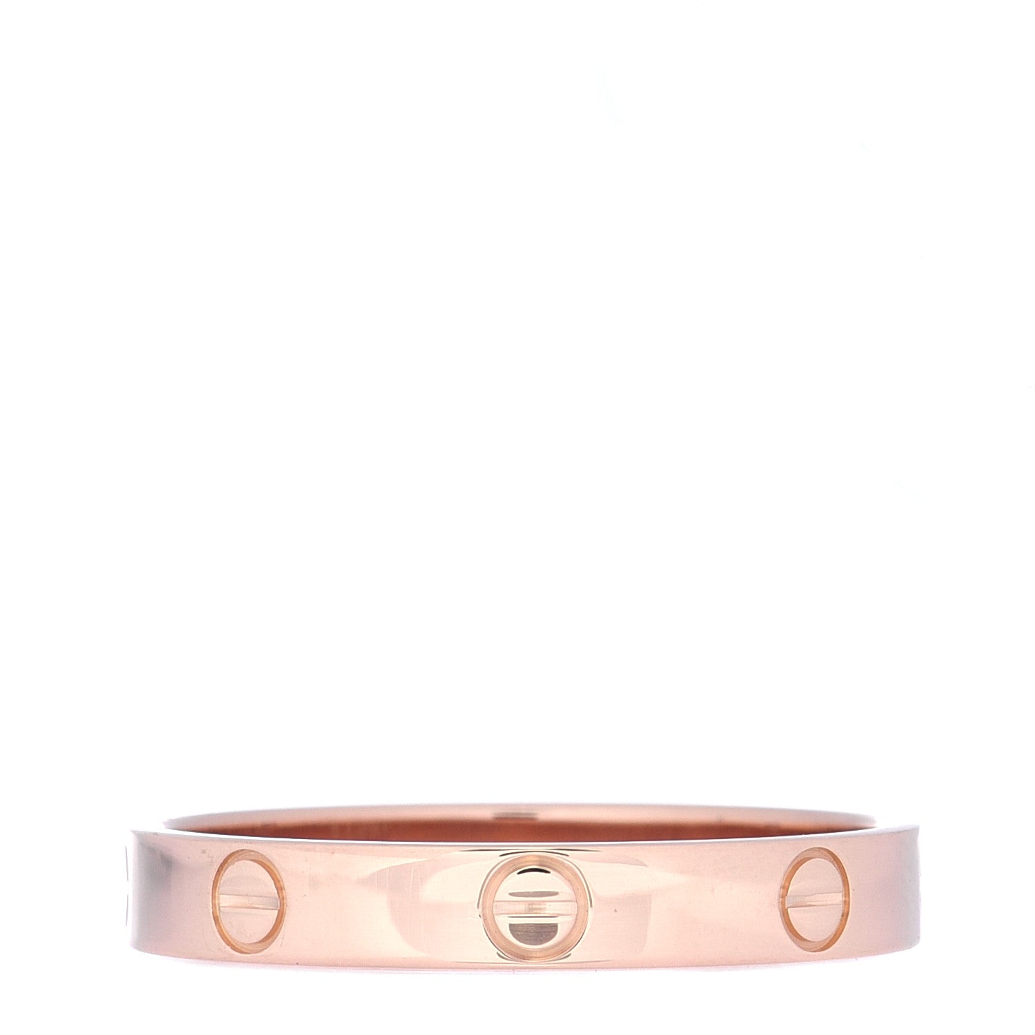 Cartier 18K Pink Gold 3.5mm LOVE Wedding Band Ring 63 10.25 1 of 5