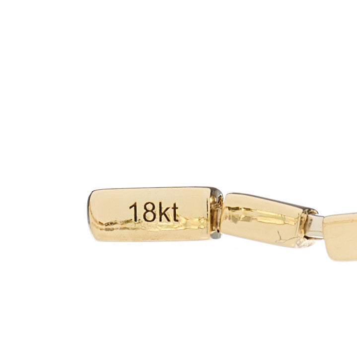 18K Yellow Gold Emerald Fireworks Cuff Bracelet