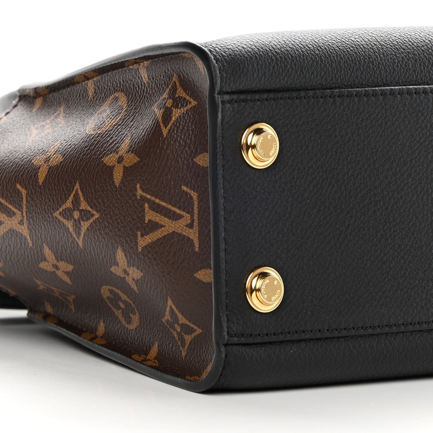Calfskin Monogram On My Side PM Black