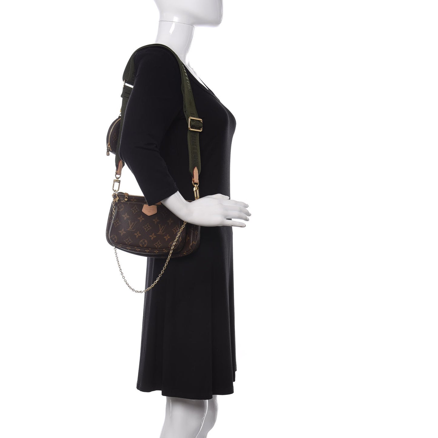 Monogram Multi Pochette Accessories Kaki