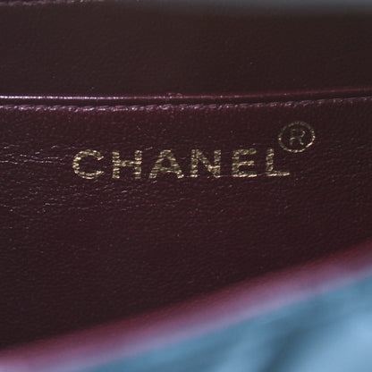 Chanel Lambskin Quilted XL Jumbo Single Flap Black 6 of 11
