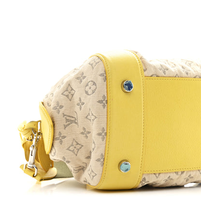 Louis Vuitton Monogram Denim Speedy Round Yellow 9 of 11
