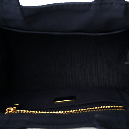 Prada Canapa Small Logo Tote Baltico 5 of 10
