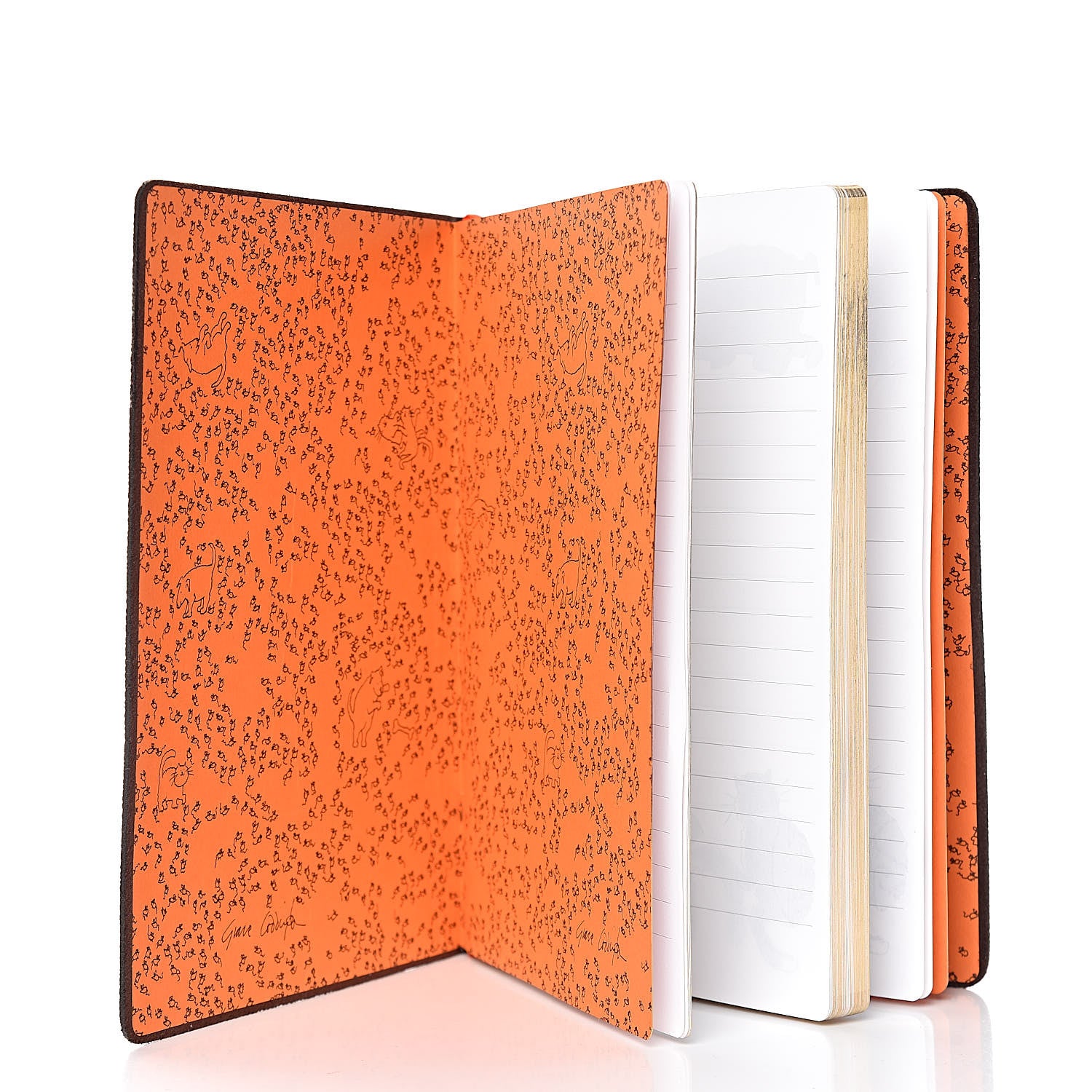 Louis Vuitton Catogram Clemence Notebook MM Marron 6 of 8