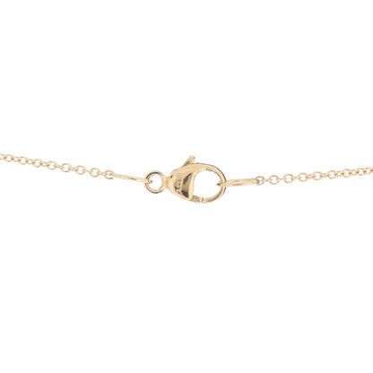 David Yurman 18K Yellow Gold Diamond Initial S Charm Necklace 5 of 5
