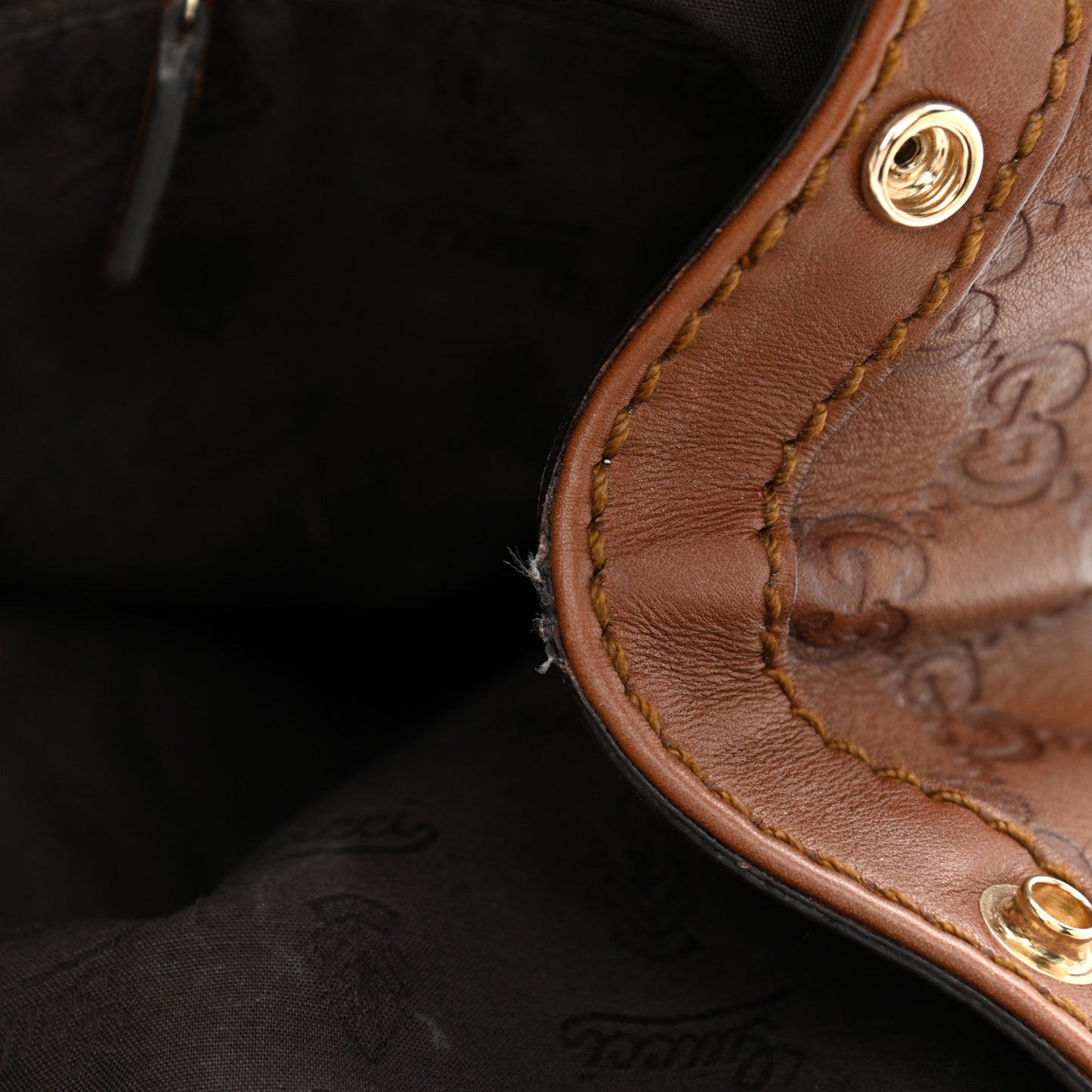 Guccissima Medium Sukey Tote Brown