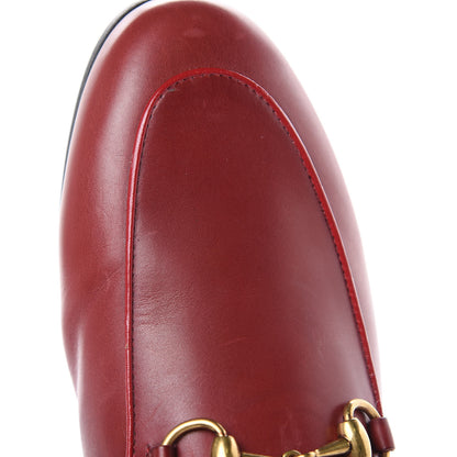 Gucci Betis Glamour Calfskin Fur Womens Princetown Slippers 36 Hibiscus Red Naturale 9 of 13