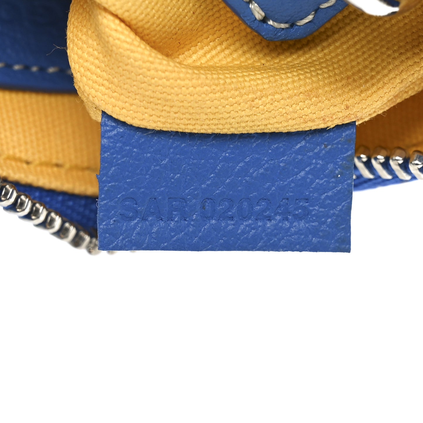 Goyardine Nano Senat Key Pouch Blue