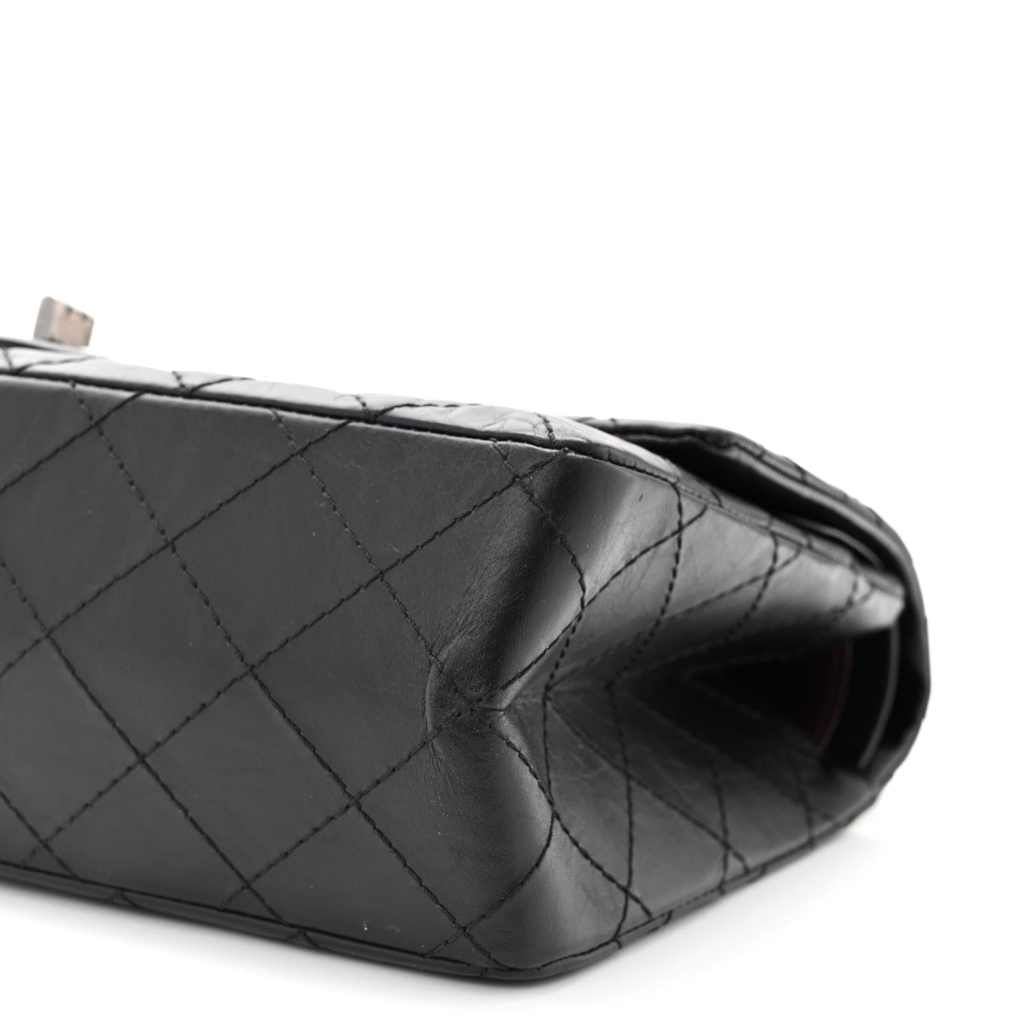 Chanel Aged Calfskin Quilted 2.55 Reissue 226 Flap Black 10 of 12