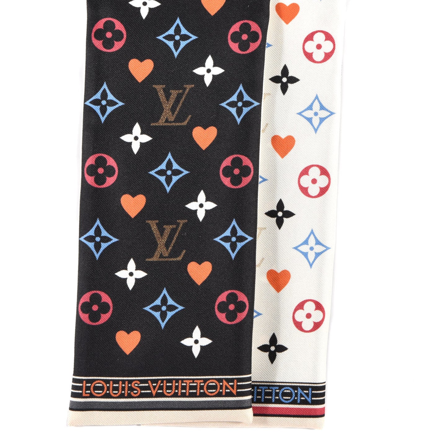 Silk Game On Bandeau Black White