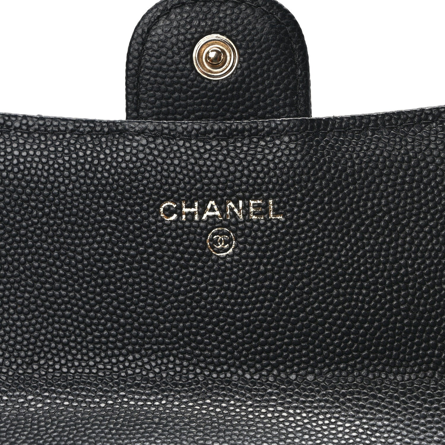 Chanel Caviar Quilted Medium Flap Wallet Black 6 of 10
