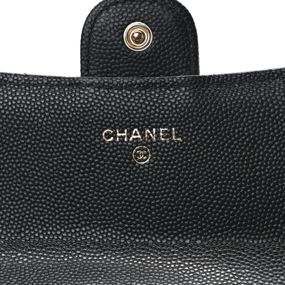 Chanel Caviar Quilted Medium Flap Wallet Black 6 of 10