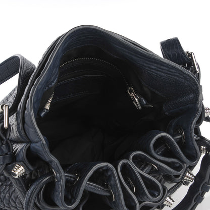 Alexander Wang Pebbled Lambskin Diego Bucket Midnight 7 of 7