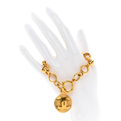 Chanel Medallion CC Charm Bracelet Gold 2 of 4