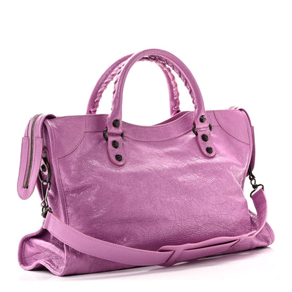 Balenciaga Agneau Classic Hardware City Rose Berlingot 3 of 11