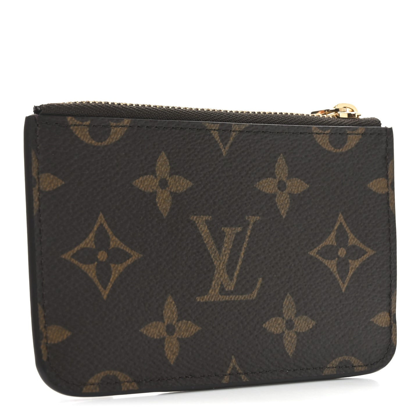 Monogram Zipped Romy Card Holder