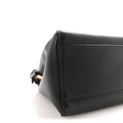 Fendi Nappa Mini Peekaboo Iconic Satchel Black 8 of 9
