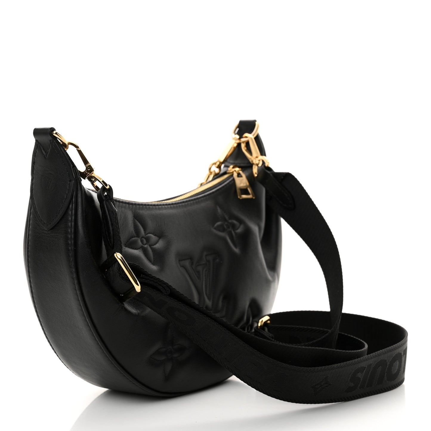 Calfskin Bubblegram Over The Moon Black