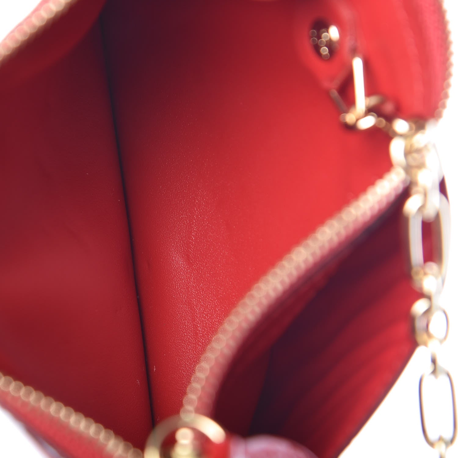 Louis Vuitton Vernis Key Pouch NM Cherry 5 of 7