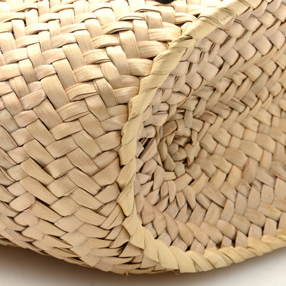 Loewe Raffia Small Basket Tote Bag Natural Tan 7 of 8
