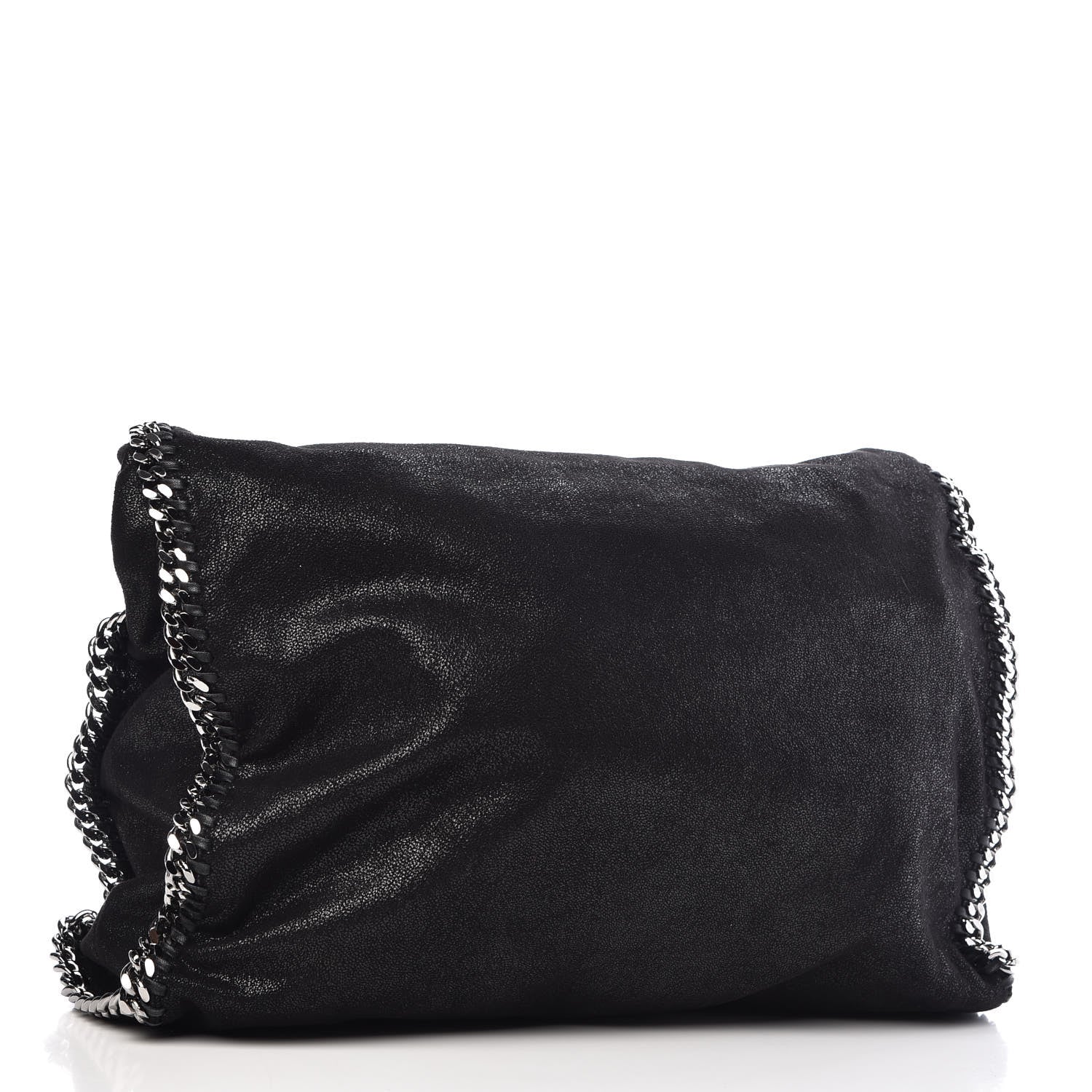 Stella McCartney Shaggy Deer Big Falabella Tote Black 4 of 9