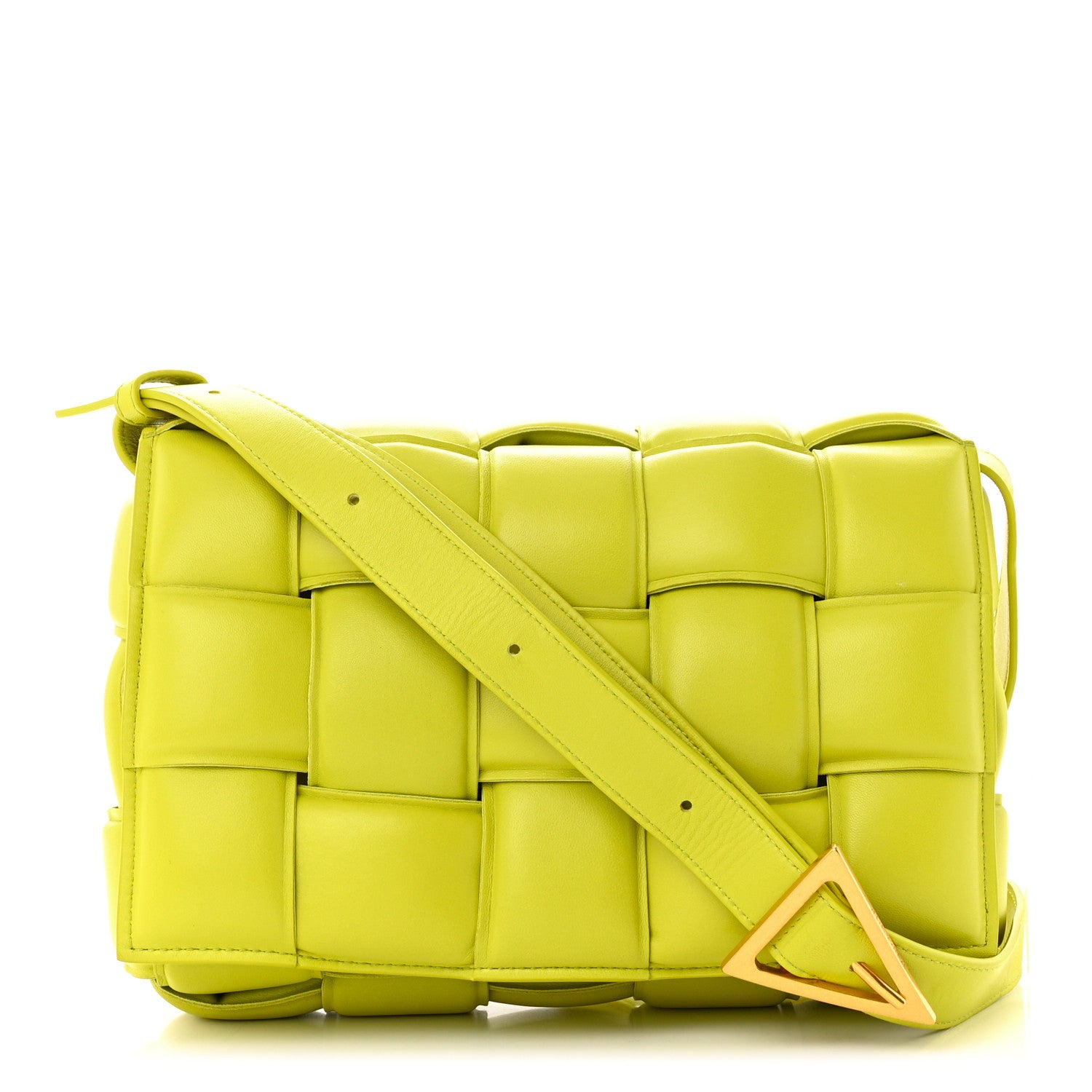 Bottega Veneta Nappa Maxi Intreccio Padded Cassette Crossbody Bag Kiwi 1 of 10