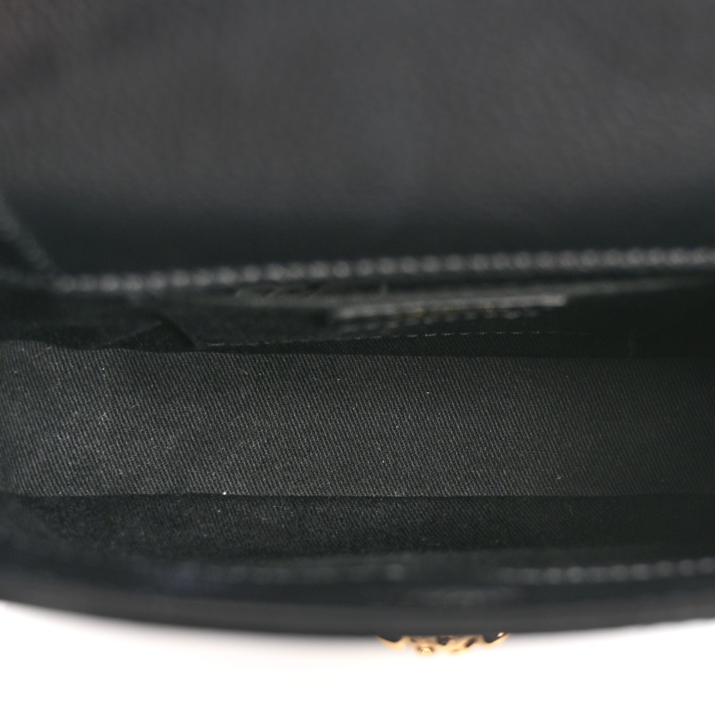 Calfskin La Medusa Mini Hobo Crossbody Black