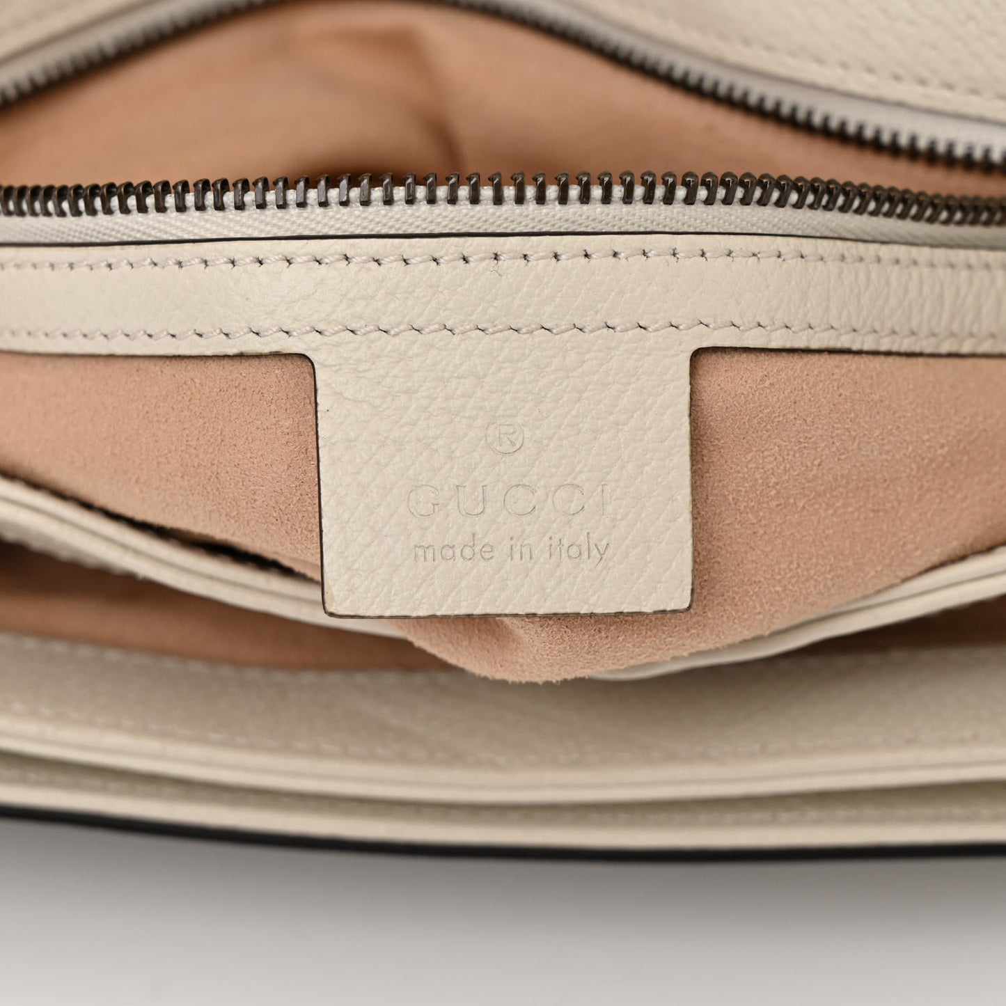 GG Supreme Monogram Medium Queen Margaret Shoulder Bag Mystic White