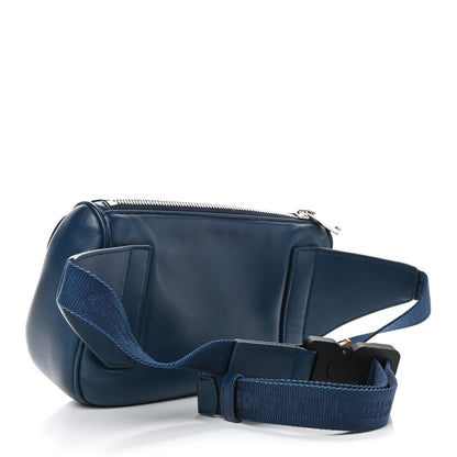 Christian Dior Galaxy Calfskin Oblique World Tour Saddle Belt Bag Navy Blue 3 of 13