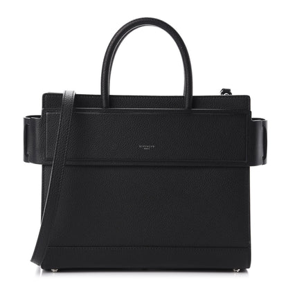 Givenchy Grained Calfskin Small Horizon Satchel Black 1 of 8