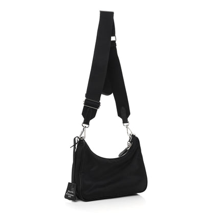 Prada Nylon Re-Edition 2005 Shoulder Bag Black 3 of 10