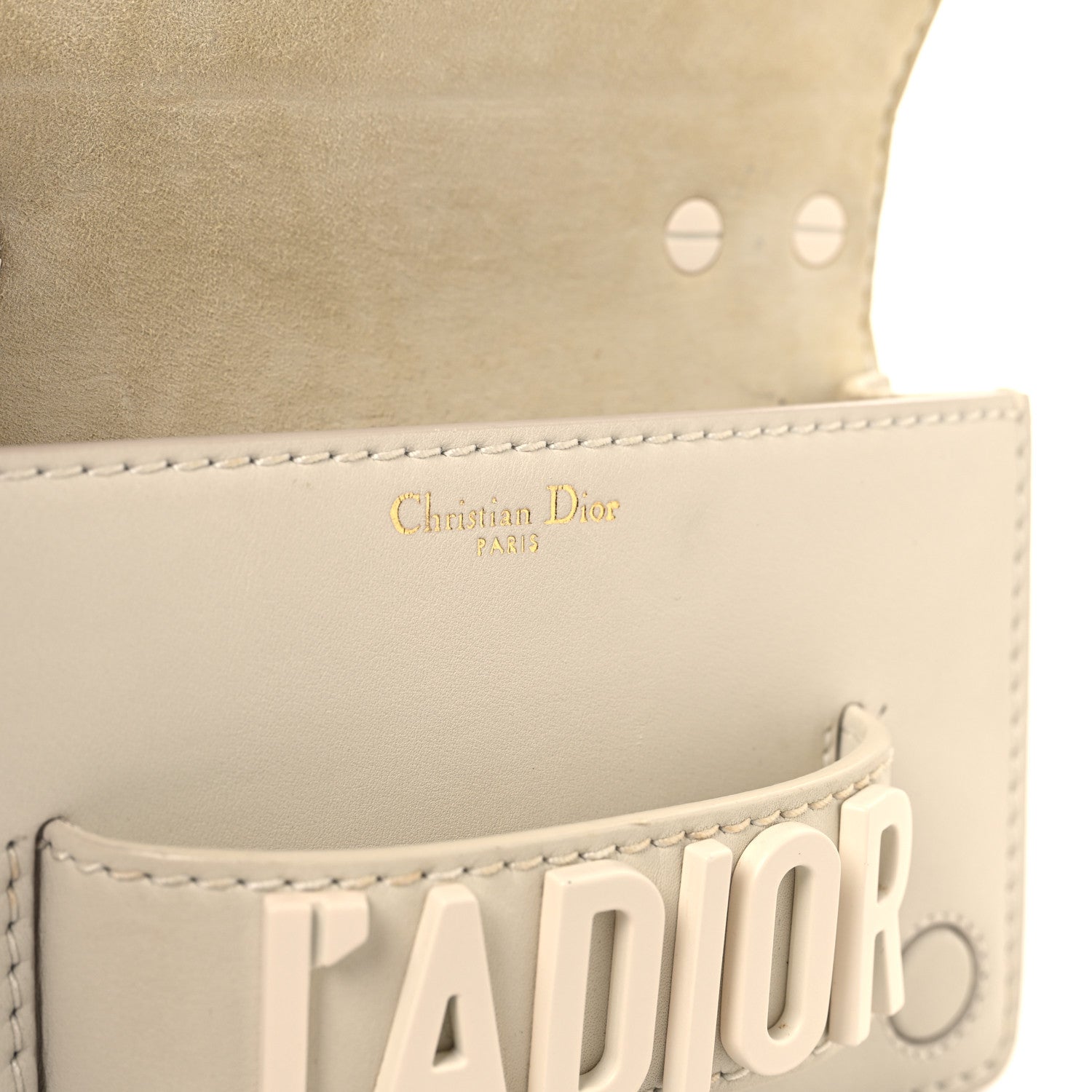 Christian Dior Ultra Matte Calfskin Mini J'Adior Chain Flap Bag White 6 of 11