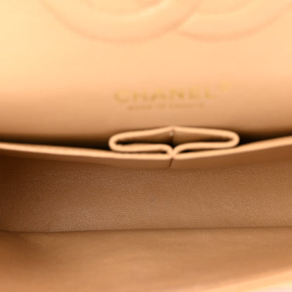 Chanel Caviar Quilted Medium Double Flap Beige 5 of 10