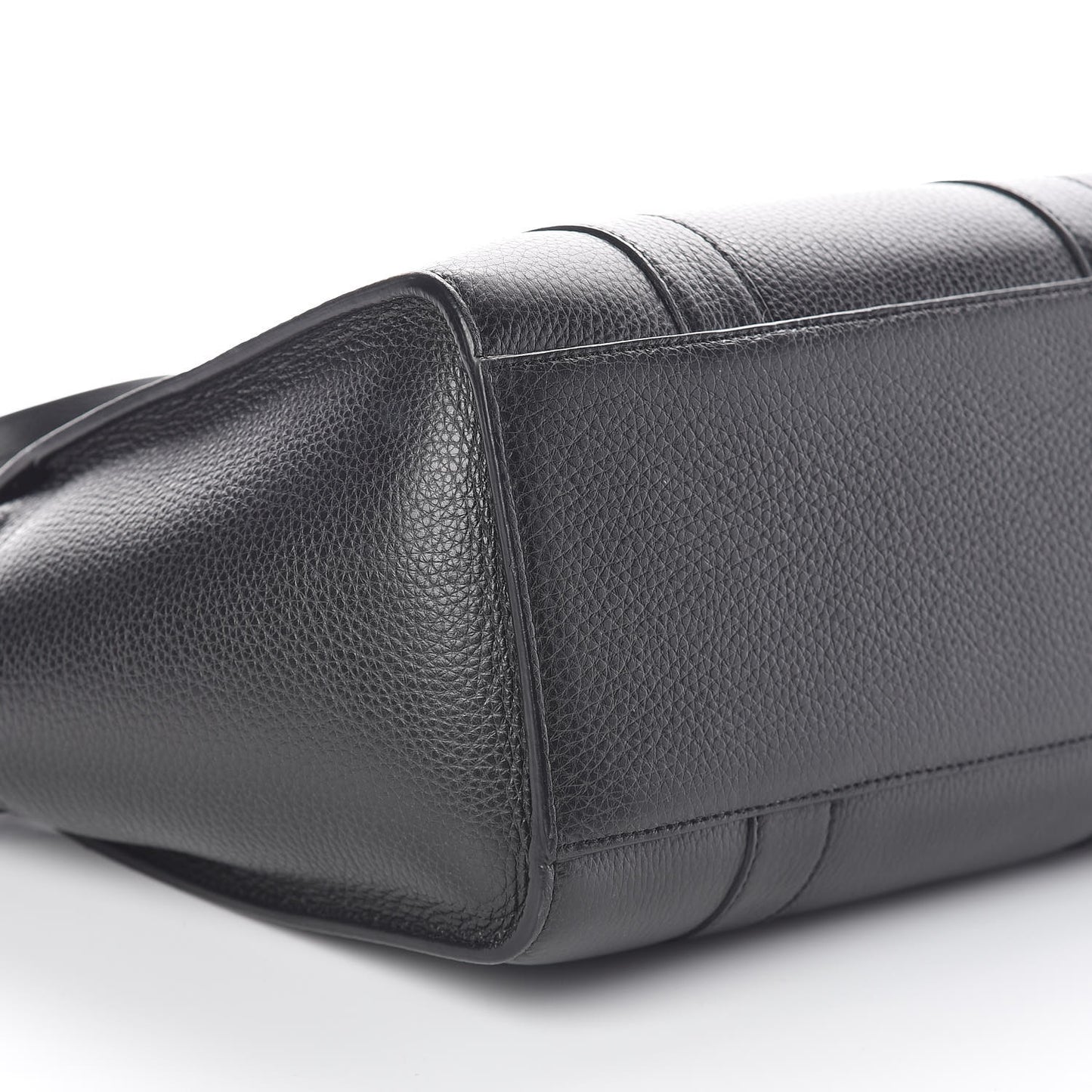 Classic Grain Small Bayswater Zip Tote Black