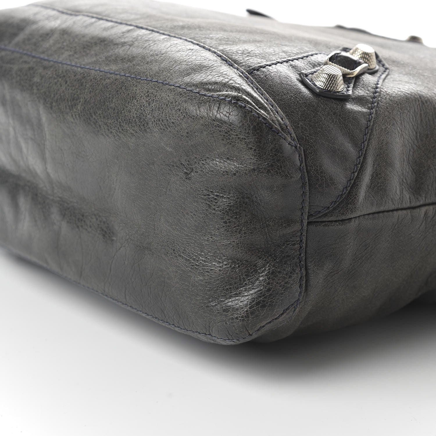 Balenciaga Agneau Giant 21 Silver Hardware Day Hobo Anthracite 7 of 10
