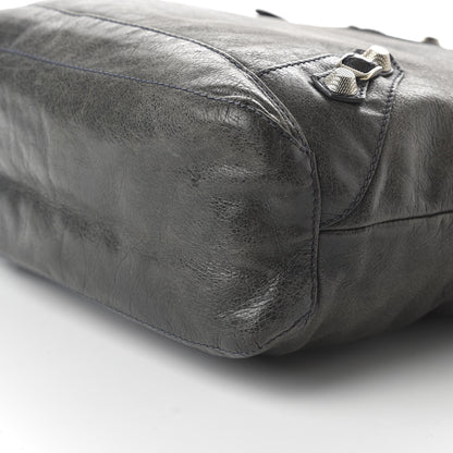Balenciaga Agneau Giant 21 Silver Hardware Day Hobo Anthracite 7 of 10