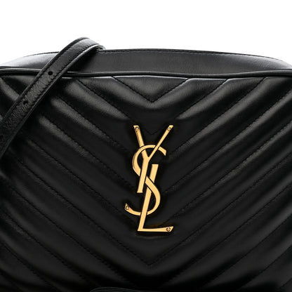 Saint Laurent Calfskin Matelasse Monogram Lou Camera Bag Black 8 of 10