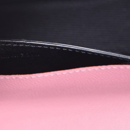 Saint Laurent Grain De Poudre Small Classic Monogram Kate Satchel Old Rose 7 of 7