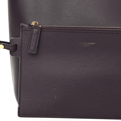 Saint Laurent Calfskin Large Shopping Tote Violet 16 of 19