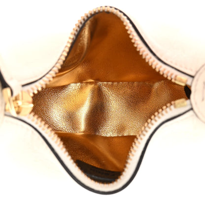 Fendi Vitello Grace Matte Nano Fendigraphy Hobo Charm White Ice 5 of 11